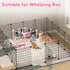 Sibosen 10 Puppy Play Gym with Hanging Toys for Small Dogs Indoor Jungle Playground PVC Frame with Interactive Funny