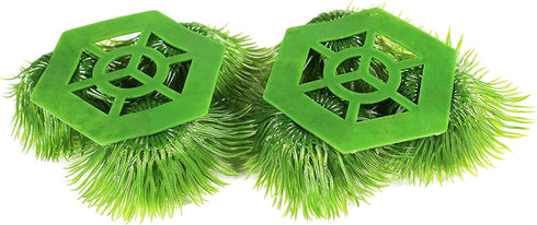 Penn-Plax Fish Breeding Grass, Baby Hideout for Fry, Plastic Aquarium Plants, 2 Pieces