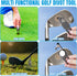 Poen 3 Pcs 7 in 1 Lightweight Golf Divot Tool with Magnetic Ball Marker, Bottle Opener, Club Brush, Groove Cleaner