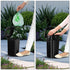 Umtiti 5-Liter 20PCS Dog Poop Trash Can & Portable Cat Litter Disposal, All-Black ABS Material, Trash Can with Waste