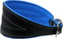 Real Leather Extra Wide Padded Tapered Dog Collar - Glossy Black for Greyhound, Saluki, Lurcher
