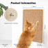 2PCS 16x12 Inches Rabbit Scratching Pad - Natural Sisal Bunny Scratch Pad Durable Rabbit Scratch Pad Chew Toy - Pet