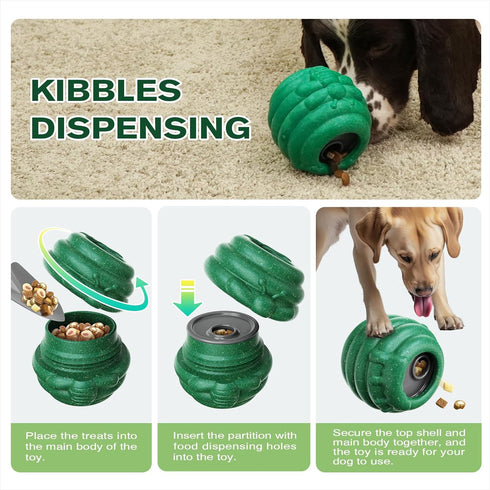 3 1 Frozen KADTC All in ONE - in - Honey Jar Durable Dog Fillable Toy Lick Treat Tray & Food Dispensing Balls Peanut