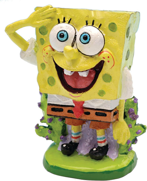 Penn-Plax SpongeBob and Pineapple House Aquarium Ornament, 2 Piece Set for Fresh or Saltwater Tanks