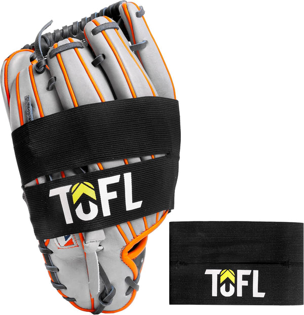 TOFL Baseball Glove Wrap, Premium Elastic Band for Perfect Glove Shape, Break-in & Maintenance for Softball