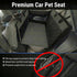 Urbiscape 21x21x20 Dog Car Seat for Large Dogs Sturdy Waterproof Pet Booster with Interior Tether Washable Reinforced