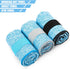 KISS QUEEN 3 Pack Towel(3 Pack(Blue)) Microfiber Gym Towel Quick Dry Sweat Towels Women Men Lightweight Running Cycling