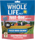 Whole Life Pet Just One Salmon - Dog Treat or Topper, Human Grade, Freeze Dried, Grain Free