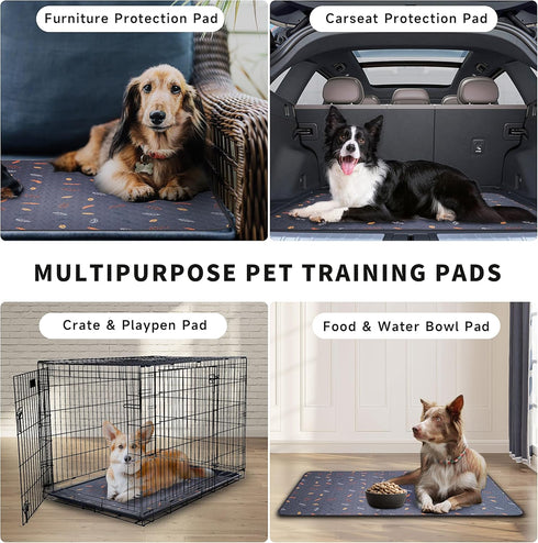 Washable Pee Pads for Dogs, 72"x72", Extra Large Reusable Puppy Training Pads for Indoor Playpen, Waterproof