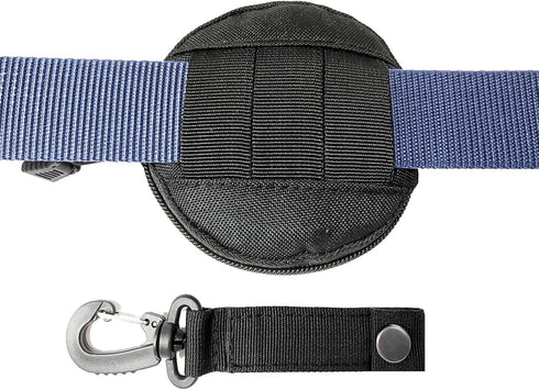 GZWER 1000D Headset Pack Laser Cut Molle Pouch EDC Pouch Tactical Round Zipper Bag Case Coin Pouches Coin Purse