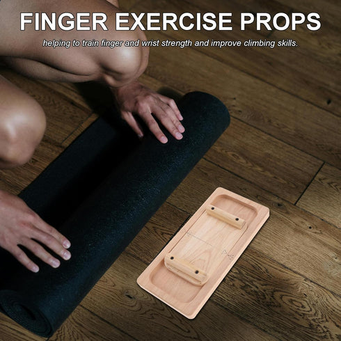 Finger and Hand Strengthener Board Forearm Trainer for Rock Climbing and Tug of War Competition Finger Wrist Exerciser