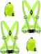 Fully Adjustable Safety Straps Reflective Vest for Running Hi Vis Suspenders for Men Women Safety Vests