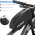 ROCKBROS Waterproof Bike Top Tube Bag, Large Upgrade Bicycle Front Frame Pouch Pack for Mountain Road Bike