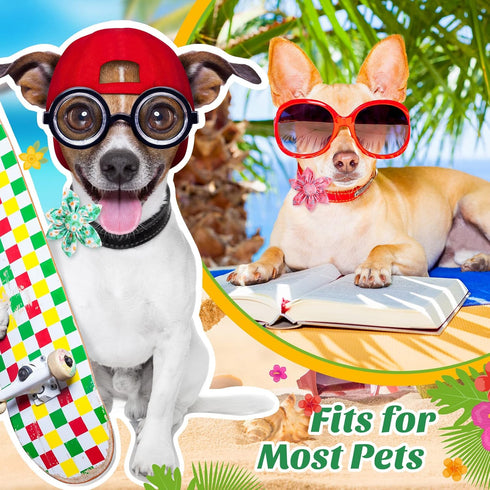 36 Pieces Dog Collar Flower, Adjustable Pet Flower Collar Attachment for Small Medium Large Dogs and Cats