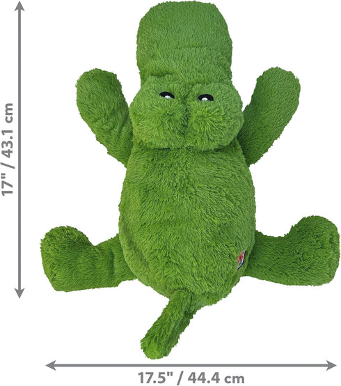 2 Pack KONG XL - Soft Plush Dog Toy for Large Breeds - Durable, Cuddly & Squeaky - Perfect for Play & Comfort
