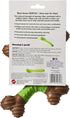 SPOT Bam-Bones Dental X-Bone - Bamboo Fiber with Massaging Rubber Center, Durable Oral Care Chew for Light Chewers