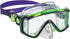Phantom Aquatics Three Window Tempered Glass Lens Mask Fin Snorkel Set with Snorkeling Gear