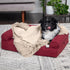 Furhaven Waterproof Throw Blanket - Washable Shaggy Plush Calming Long Faux Fur & Velvet Dog Blanket (Taupe, Small)