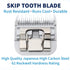 Detachable A Series 4 Blade Dog Grooming Skip Tooth Cuts Length 3 3/8" - Japanese High Carbon Steel Blade Supplies