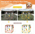 23x23x23 Inch 8 Keaber Puppy Play Gym - Puppy Jungle Gym with Hanging Toys for Small Dogs & Puppies Activities Center