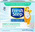 Fresh Step Clumping Cat Litter - Unscented, Long Lasting Odor Control with Activated Charcoal, 18.5 lb