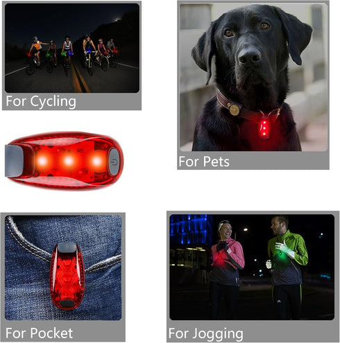 STURME LED Safety Light Strobe Lights, Best Flashing Warning Clip for Daytime Running, Walking, Bicycle, Night High