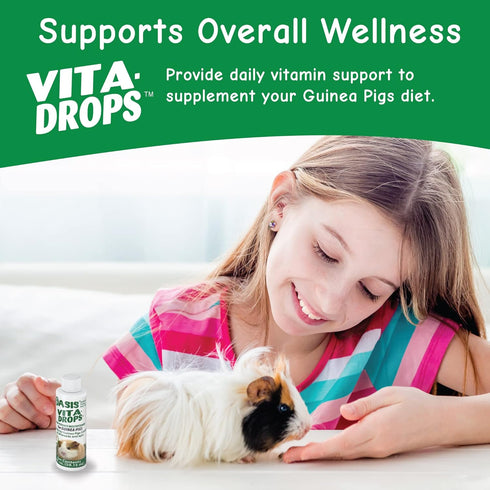 OASIS #80061 Guinea Pig Vita Drop, 2-Ounce Supplement