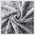 12 Pieces Pet Blanket, Soft Fleece Dog Fluffy Warm Felt Throw with Cute Paw Print for Puppy Kitten Sleep Mat (Gray, 23