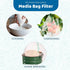 SunGrow Media Filter Bags - 10 Pcs White Mesh Nylon Pouch for Aquarium Active Carbon & Bio Rings