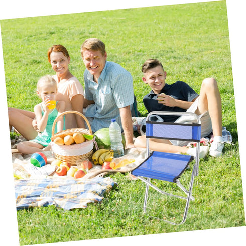 POPETPOP Multi-Functional Folding Stool Lightweight Portable Camping Chair Collapsible Outdoor Fishing Stool Durable