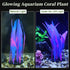 Aquarium Glowing Kelp Plant, Soft Silicone Fluorescence Coral Decor, 2pcs