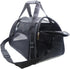 Cat Carrier, Soft-Sided Pet Travel Carrier for Cats and Dogs, Portable Foldable Pet Bag, Airline Approved (Medium-Black)