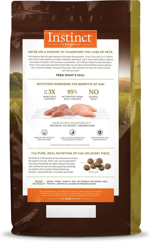 Instinct Ultimate Protein Grain Free Cage Free Chicken Recipe Natural Dry Cat Food, 4 lb Bag