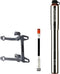 UNICHE Tech HV Bike Frame Pump with Gauge, Fits Presta & Schrader, Portable Mini Bicycle Pump