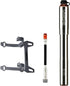 UNICHE Tech HV Bike Frame Pump with Gauge, Fits Presta & Schrader, Portable Mini Bicycle Pump