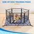2 Pack 42"x50" 8 Fostanfly Non-Slip Washable Pee Pads for Dogs, Large Ultra-Absorbent Leak-Proof Reusable Potty