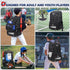 RAINSMORE Baseball Bag - Lightweight Waterproof Backpack for Youth & Adult with Shoe Compartment