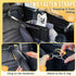 SlowTon Portable Dog Car Seat - Armrest Booster Seat for Small Dogs, Anti-Collapse with Soft Cushion Safety Belt, Black