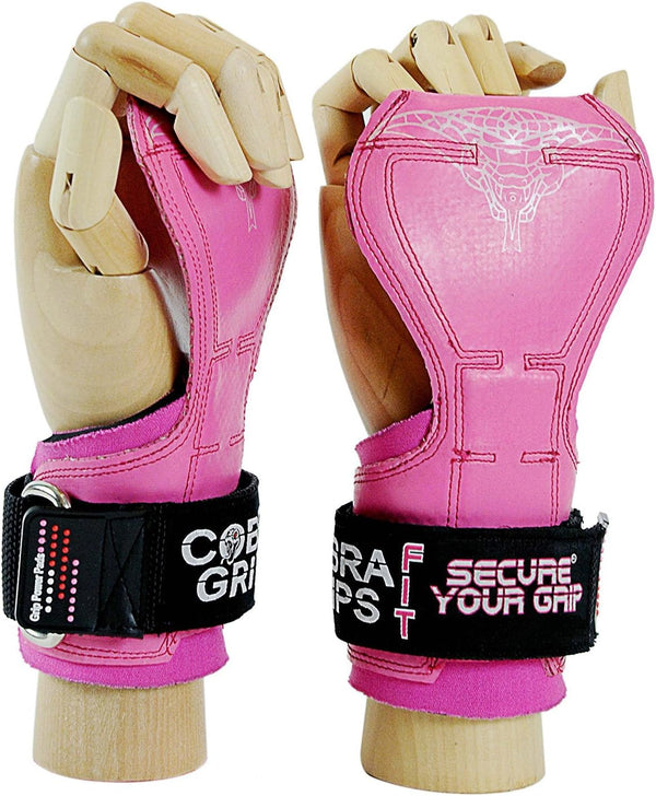 Cobra Grips FIT for Women Weight Lifting Grips with Wrist Support FIT