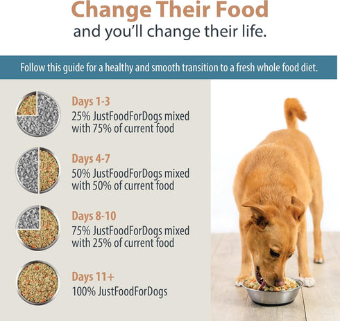 JustFoodForDogs Pantry Fresh Wet Dog Food, Chicken & White Rice Human Grade Recipe, Complete Meal or Topper - 12.5 oz