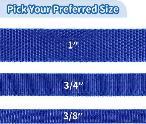 HIKISS Long Dog Leash for Obedience Recall Training, Thickening Material for Large Dogs - 15ft, 20ft, 30ft, 50ft, 100ft