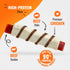 8 Count GOOD 'N' FUN Triple Flavor Wraps with Beef Tendon Chews, High-Protein Dog Treat for All Adult Dogs, Made