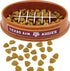 NCAA Super-Bowl Texas A&M Slow Feeder Dog Bowl - Football Design for Healthy Digestion, Non-Slip for Dogs & Cats