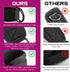 WALITO Gym Ankle Straps for Working Out, Glute Ankle Cuff Kickback Strap for Women, Gym Cable Machine Accessories