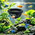 Obfuscate Hammock Floating Betta Hide Shrimp Cave, Multi Functional Betta Fish and Feeding Rings, Provide Safe Resting
