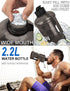 VENNERLI Half Gallon Water Bottle 2.2L - Large Sports Water Bottle with Handle, 74oz BPA-free Reusable Plastic