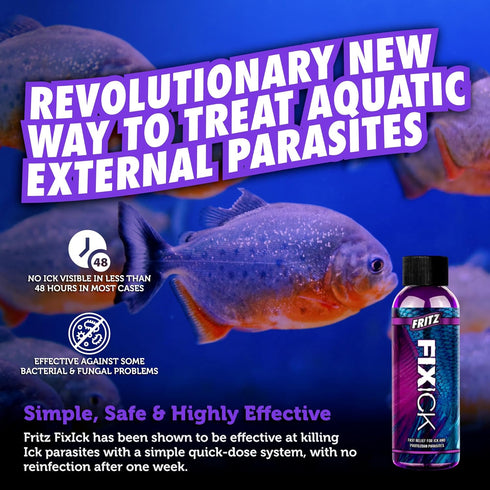 Fritz Aquatics FZ Fixick Treatment for Fresh and Saltwater Fish - 8 oz
