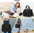 Dog Grooming Vacuum Bag, Pet Grooming Bag Extra Large Dog Grooming Storage Bag with Compartments Professional Travel