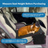 HOMBYS Back Seat Extender for Dogs,Dog Car Seat Cover with Storage Car Organizer,Dog Car Seat Extender with Storage