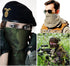 GRVCN Sniper Veil Tactical Scarf, Military Body Camo Mesh Net with Double-Sided Camouflage Pattern